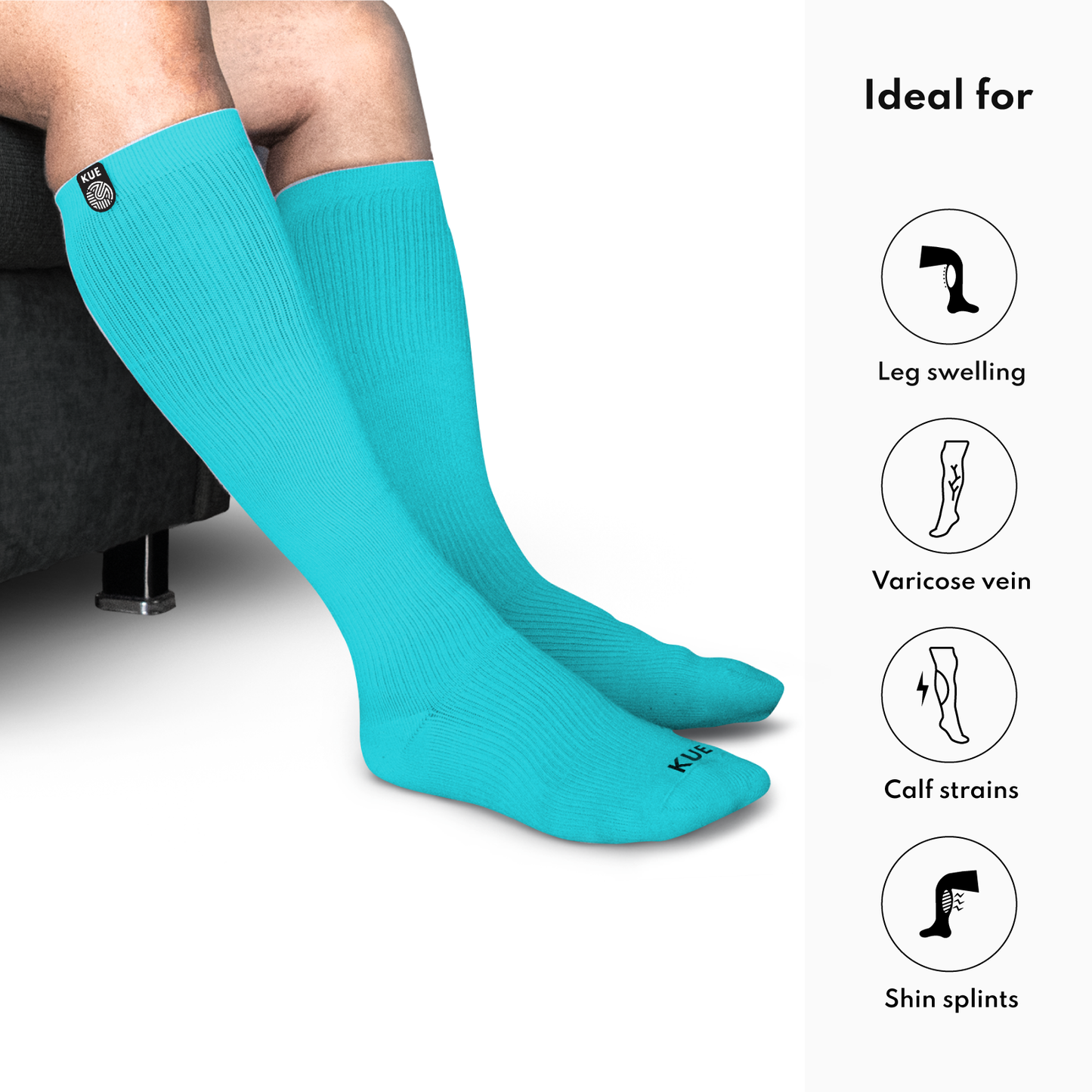 Below Knee Compression Socks - Mild Compression (18-21 mmHg)