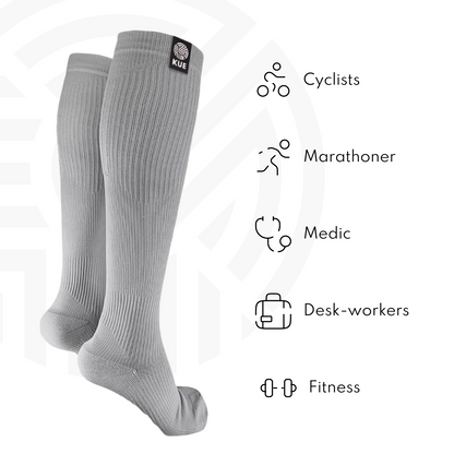 Graduated Compression Socks - 18-21 mmHg (Grey)