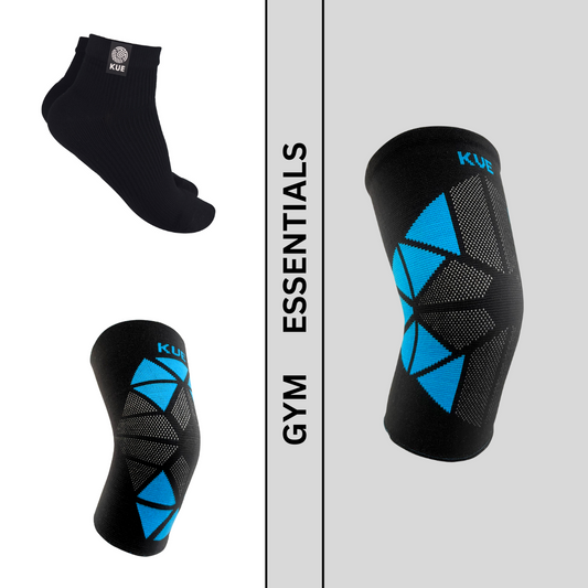 Gym Essentials Kit (Knee Cap+Elbow Cap+Ankle Sock)