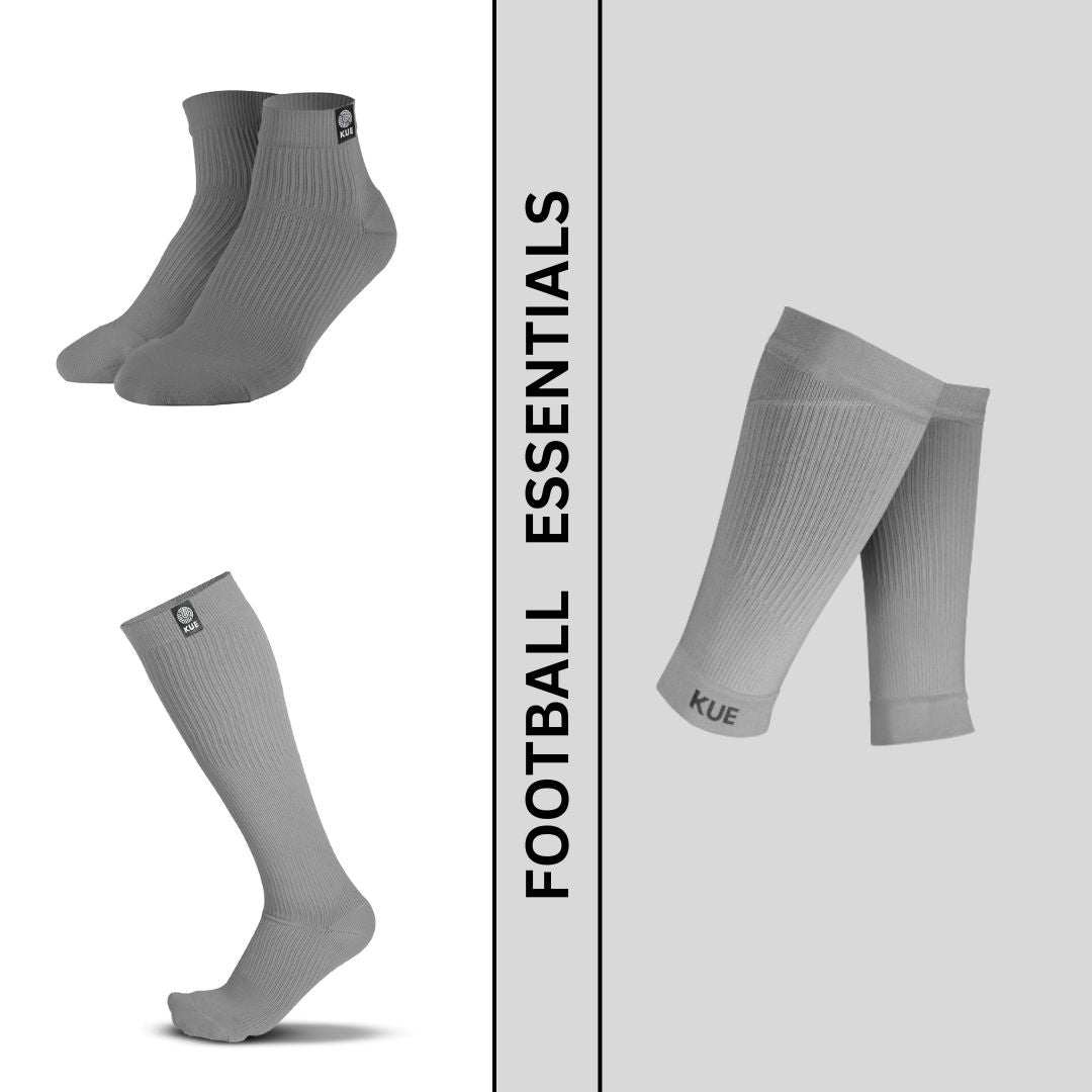 Football Essentials Kit (Calf Sleeve+Ankle Sock+Knee Sock)