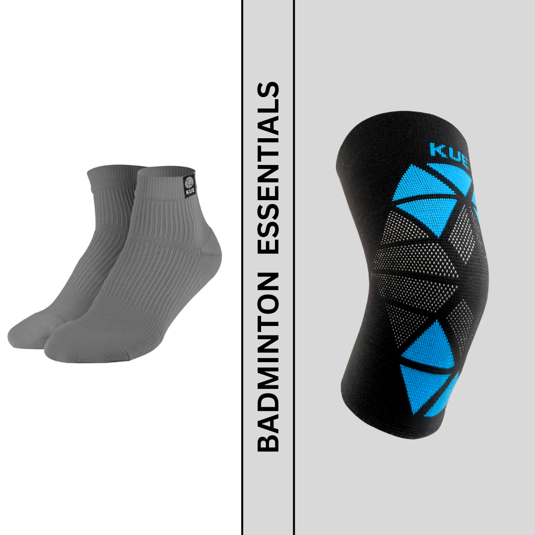 Badminton Essentials Kit (Ankle Socks+Elbow Cap)