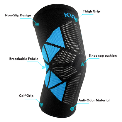 Running Essentials Kit (Calf Sleeve+Ankle Sock+Knee Cap)