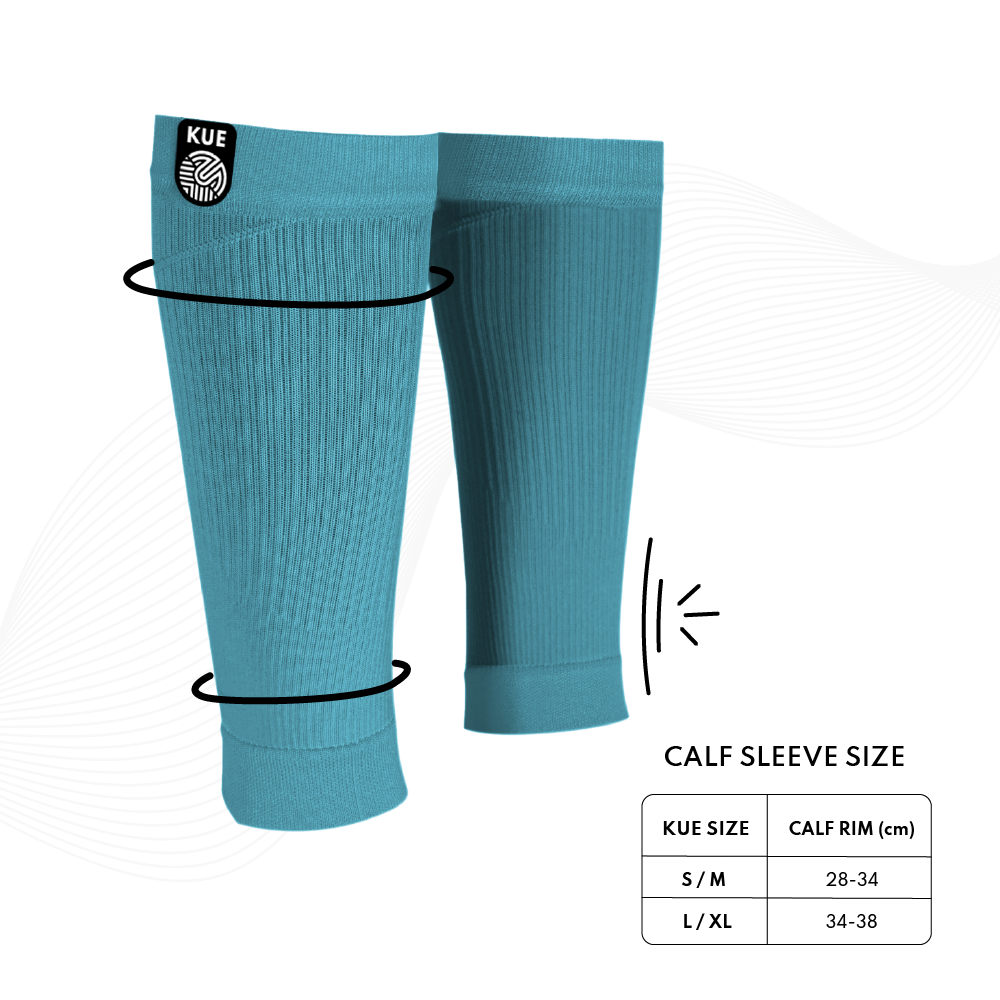 Calf Compression Sleeve Size chart