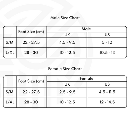 Crew Length Size Chart