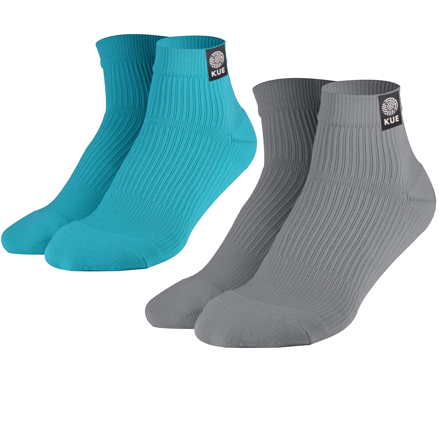 Blue-Grey Ankle Length Sports | Athletic Socks (Pair of 2)